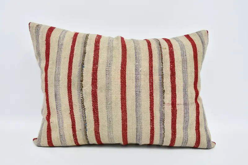 Customized Pillow, Sofa Cushion, Throw Kilim Pillow, Home Decor Pillow, 20x28 Beige Cushion Cover, Kilim Pillow Cover, Cushion Case - 1