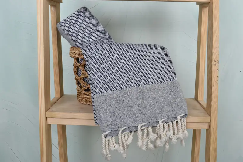 Quick-dry peshtemal, 70x40 Cotton Geometric Towel, Wedding Favors, Organic Towel, Travel Towel, Custom Beach Towels, Bath towel, Gift For Boyfriend - 4