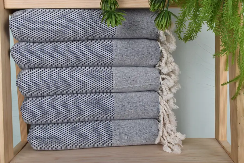 Quick-dry peshtemal, 70x40 Cotton Geometric Towel, Wedding Favors, Organic Towel, Travel Towel, Custom Beach Towels, Bath towel, Gift For Boyfriend - 1