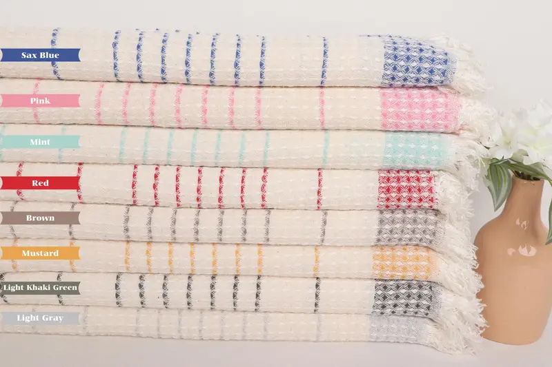40x20 Cotton Waffle Towel, Turkish Towel Monogram, Monogrammed Hand Towel, Wedding Gift, Spa Towel, Bachelorette Favor, Turkish Towel Hand Towel - 1