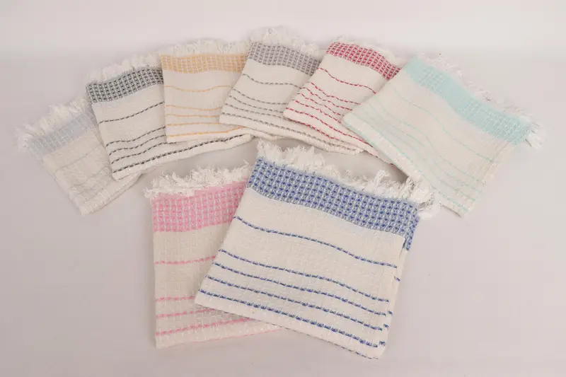 40x20 Cotton Waffle Towel, Turkish Towel Monogram, Monogrammed Hand Towel, Wedding Gift, Spa Towel, Bachelorette Favor, Turkish Towel Hand Towel - 3