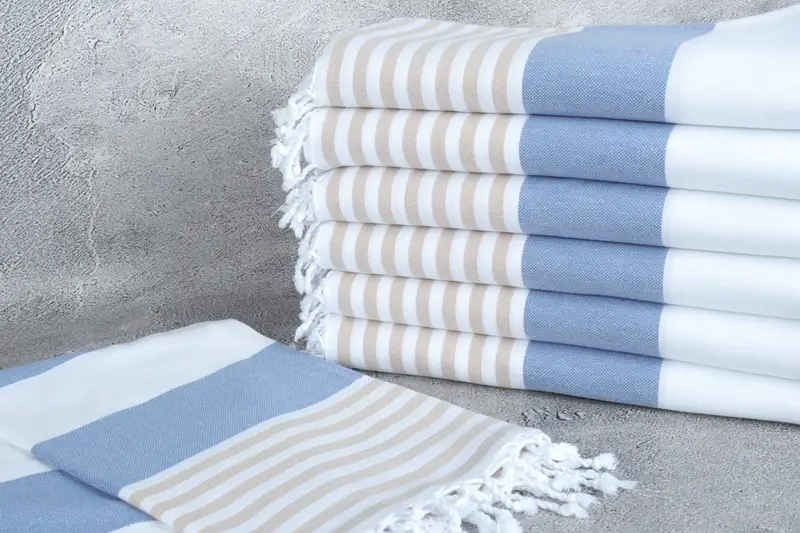 Bridesmaid Gift Towel, Bachelor Towel, Quick-dry peshtemal, Custom Wedding Gift, 70x40 Cotton Striped Towel, Peshtemal, Girls Weekend Favors - 2