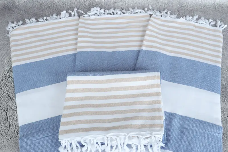 Bridesmaid Gift Towel, Bachelor Towel, Quick-dry peshtemal, Custom Wedding Gift, 70x40 Cotton Striped Towel, Peshtemal, Girls Weekend Favors - 4