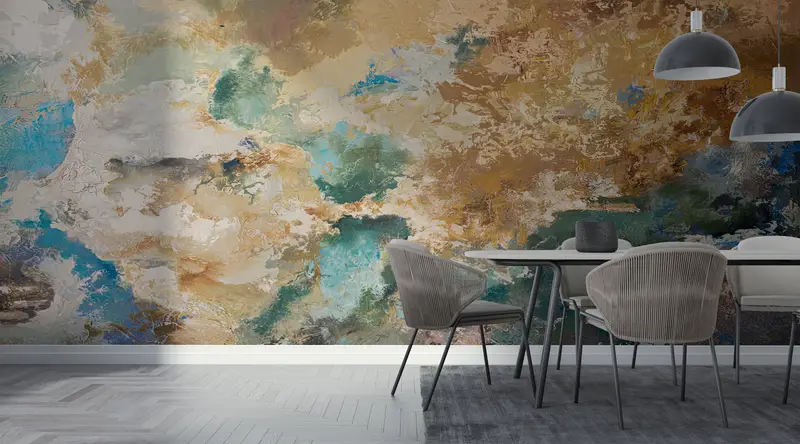 Brown Wall Poster,3d Wall Paper,Modern Wall Paper,Earth Tone Wall Art,Custom Wall Paper,Earth Tones Wall Mural, - 3