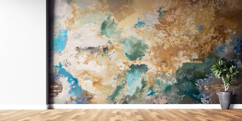 Brown Wall Poster,3d Wall Paper,Modern Wall Paper,Earth Tone Wall Art,Custom Wall Paper,Earth Tones Wall Mural, - 2