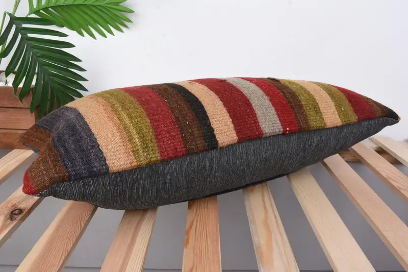 Kissen für Couch, Kissenabdeckung, Ikat -Kissengehäuse, orientalisches Kissen, 12x24 Green Pillow Hülle, quadratisches Wurfkissen, Geschenkkissen, Kilimkissen werfen - 6