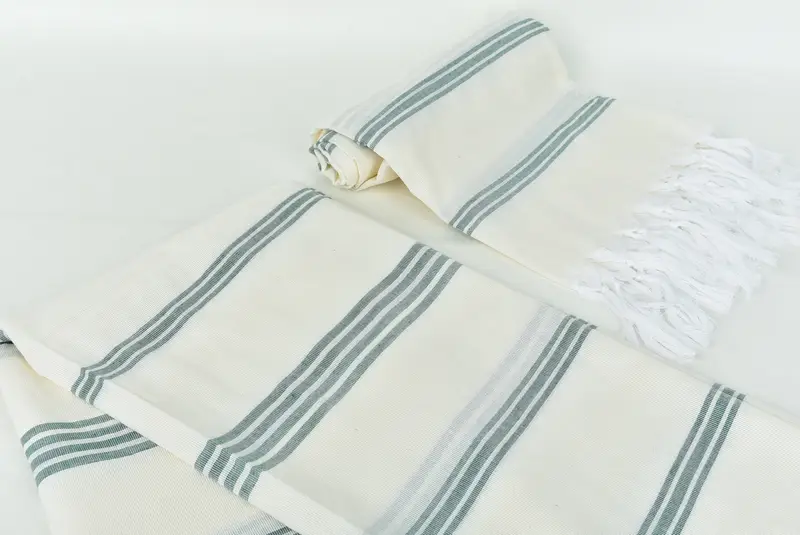 Bridesmaid Gifts, 70x40 Cotton Striped Towel, Bachelorette Towel, Monogram Beach Towel, Boyfriend Christmas Gift, Spa Towel, Gift For Her - 7
