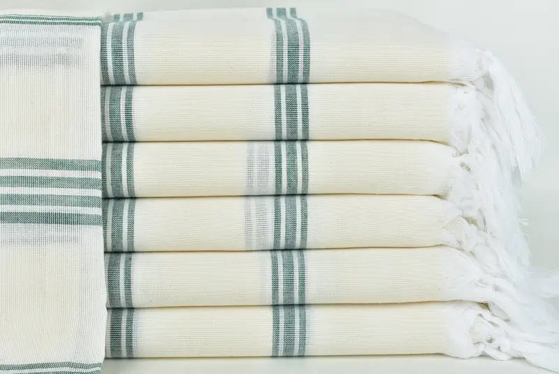 Bridesmaid Gifts, 70x40 Cotton Striped Towel, Bachelorette Towel, Monogram Beach Towel, Boyfriend Christmas Gift, Spa Towel, Gift For Her - 1