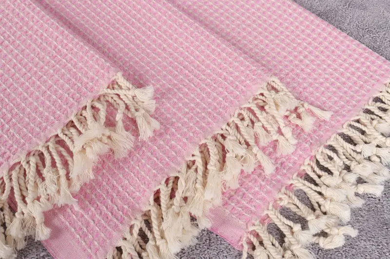 44x22 Cotton Waffle Towel, Turkish Hand Towel, Anniversary Gift For Her, Beach Theme Wedding Gift, Custom Hand Towel, Personalized Kitchen Towel - 5