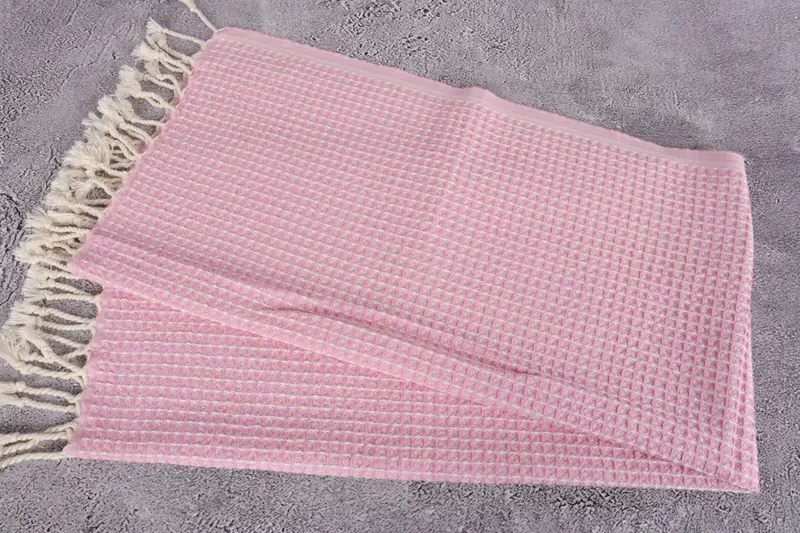 44x22 Cotton Waffle Towel, Turkish Hand Towel, Anniversary Gift For Her, Beach Theme Wedding Gift, Custom Hand Towel, Personalized Kitchen Towel - 6
