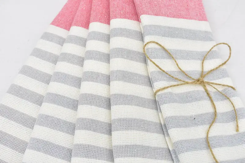 36x18 Cotton Striped Terry Towel, Turkish Hand Towel, Bridesmaid Towel, Personalized Hand Towel, Personalized Gifts, Bridesmaid Gifts Personalized - 6