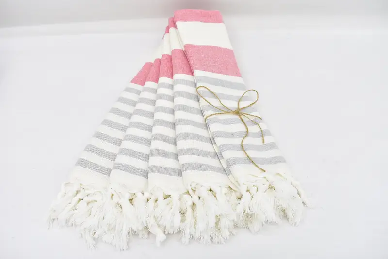 36x18 Cotton Striped Terry Towel, Turkish Hand Towel, Bridesmaid Towel, Personalized Hand Towel, Personalized Gifts, Bridesmaid Gifts Personalized - 5