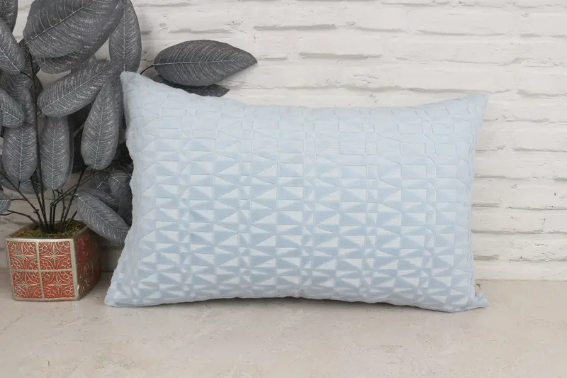 Ethnic Throw Cushion Case, Turkish Kilim Pillow, Cotton Pillow Case, Ethnical Kilim Rug Pillow, Pillow for Sofa, 16x24 Blue Cushion Cover, Pillow - 1