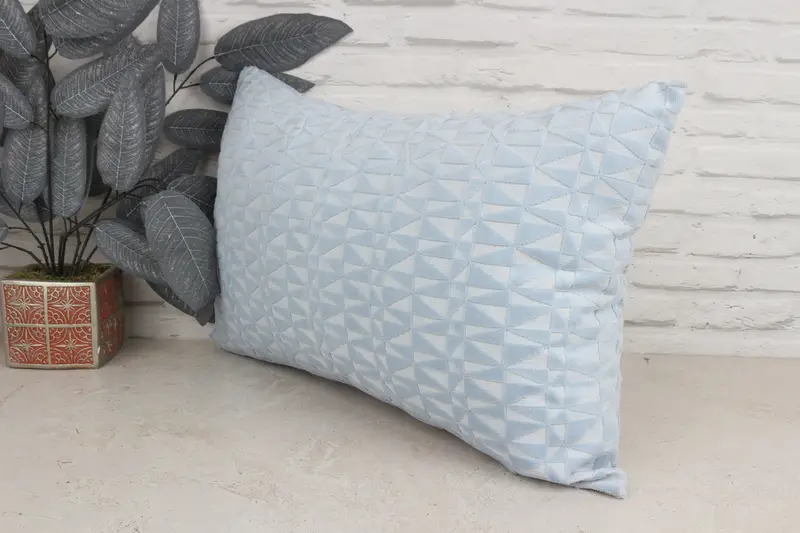 Ethnic Throw Cushion Case, Turkish Kilim Pillow, Cotton Pillow Case, Ethnical Kilim Rug Pillow, Pillow for Sofa, 16x24 Blue Cushion Cover, Pillow - 4