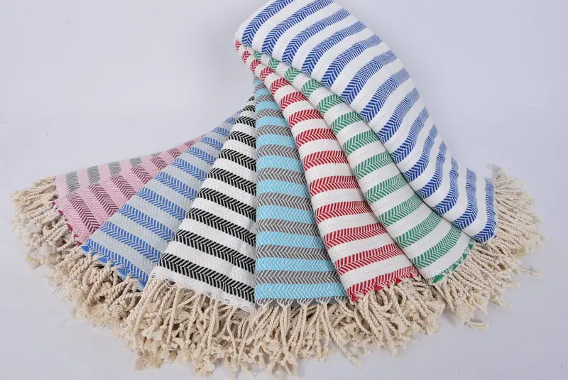 Family Gift, Personalized Towel, Cotton towel, Bridal Shower Gift, 70x40 Cotton Herringbone Towel, Girl Trip Party Favor, Peshtemal Towel USA - 4
