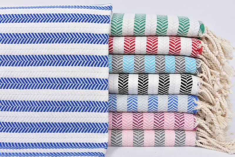 Family Gift, Personalized Towel, Cotton towel, Bridal Shower Gift, 70x40 Cotton Herringbone Towel, Girl Trip Party Favor, Peshtemal Towel USA - 1