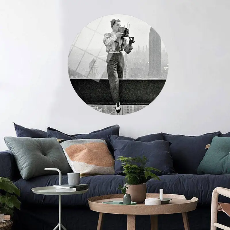 Berühmte New Yorker Wolkenkratzer-Leinwand: Mittagszeit auf einem Wolkenkratzer