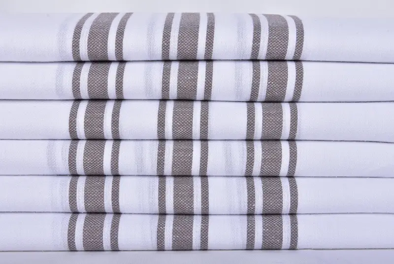 Turkish beach towel, Beach Theme Wedding Gift, Cotton towel, Pool Towels, Bridal Shower Gifts, Lightweight towel, 70x40 Cotton Striped Towel - 2