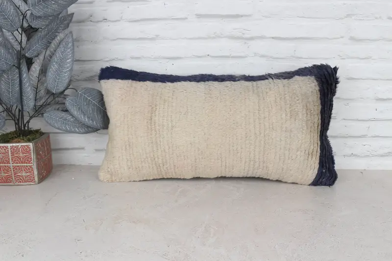 Boho Pillow Sham Cover, Boho Pillow, 12x24 Rainbow Cushion Cover, Cotton Cushion, Luxury Cushion Cover, Kilim Cushion Sham, Cushion, Bed Pillow - 1