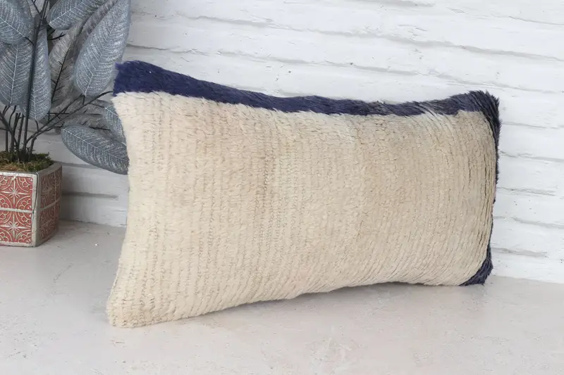 Boho Pillow Sham Cover, Boho Pillow, 12x24 Rainbow Cushion Cover, Cotton Cushion, Luxury Cushion Cover, Kilim Cushion Sham, Cushion, Bed Pillow - 4