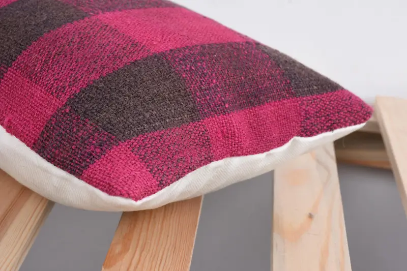 Pillow Case, Comfy Throw Pillow Case, Accent Pillow Case, Pillow for Sofa, Vintage Pillow, 8x16 Pink Cushion, Throw Kilim Pillow, Couch Pillow Case - 7
