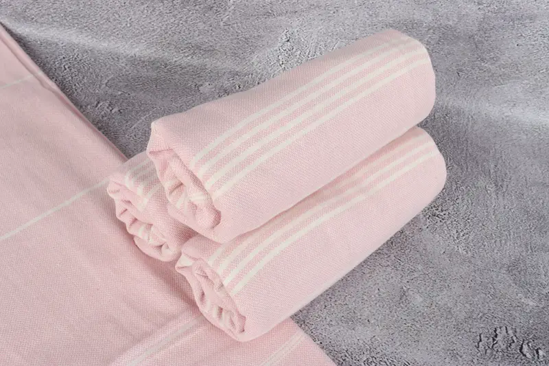 Family Gift Basket, Quick-Dry Beach Towel, Beach Towel Bulk, Bachelorette Gifts, Pool Towels, Wedding Gift For Bride, 68x40 Cotton Striped Towel - 7