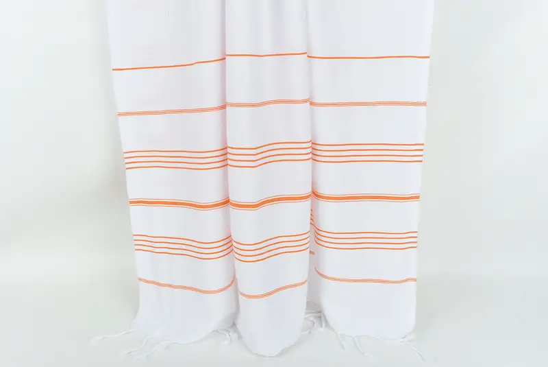 Birthday Gift, 70x40 Cotton Striped Towel, Luxury Turkish peshtemal beach towel, Embroidered Towel, Decorative Towel, Fouta towel, Custom Gift - 8