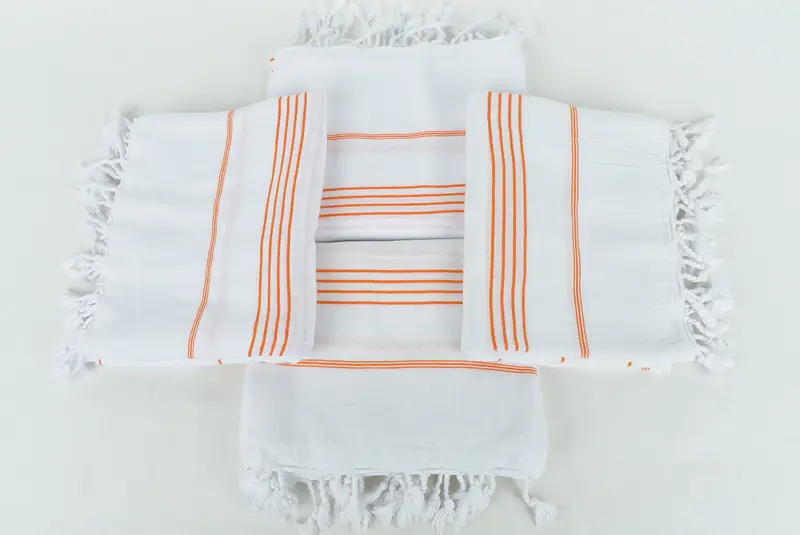 Birthday Gift, 70x40 Cotton Striped Towel, Luxury Turkish peshtemal beach towel, Embroidered Towel, Decorative Towel, Fouta towel, Custom Gift - 6