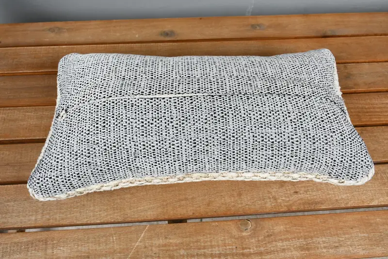 Seat Cushion Case, Kilim Pillow, Gift Pillow, 8x16 Beige Pillow Sham, Vintage Kilim Pillow, Cushion Cover, Personalized Gift Pillow Pillow Sham - 5