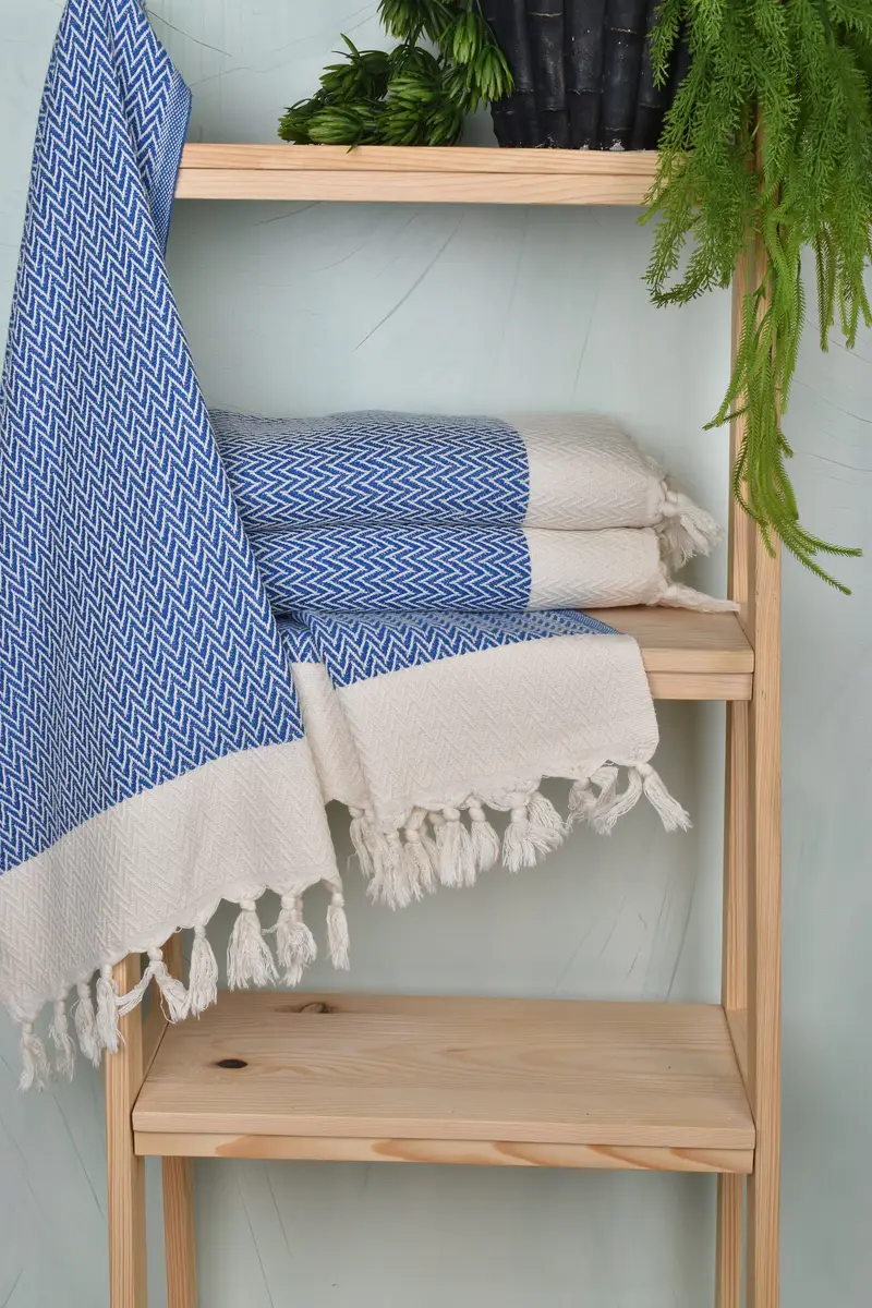 Bridesmaid Towel, Wedding Favors, Towel With Name, Grandma Gift, 34x18 Cotton Zigzag Design Towel, Monogrammed Hand Towel, Personalized Dish Towel - 6