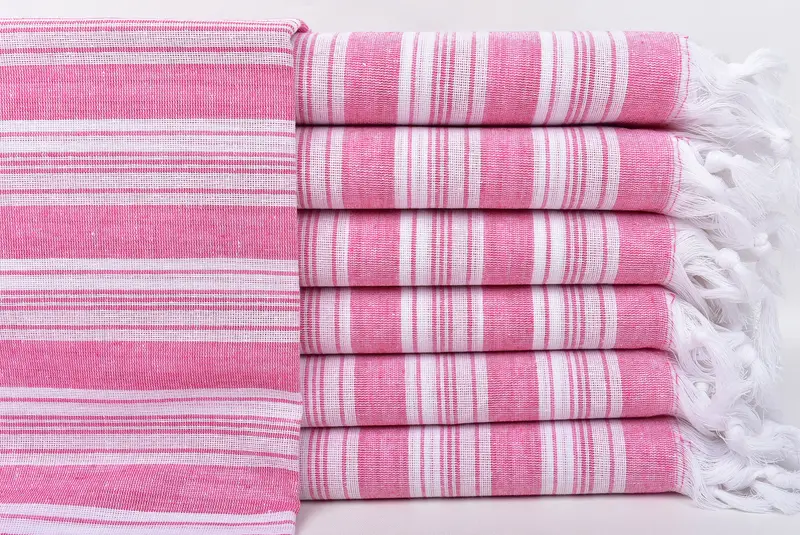 Oversized Beach Towel, Quick-Dry Beach Towel, Personalized Gifts, 70x40 Cotton Striped Towel, Valentines Day Gift For Him, Embroidered Towel - 1