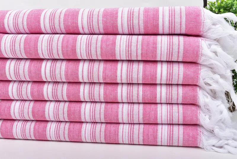 Oversized Beach Towel, Quick-Dry Beach Towel, Personalized Gifts, 70x40 Cotton Striped Towel, Valentines Day Gift For Him, Embroidered Towel - 3