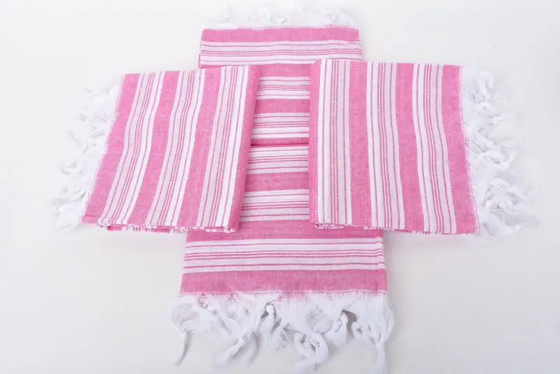 Oversized Beach Towel, Quick-Dry Beach Towel, Personalized Gifts, 70x40 Cotton Striped Towel, Valentines Day Gift For Him, Embroidered Towel - 6