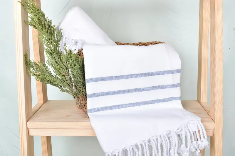 70x40 Cotton Striped Towel, Wedding Gift Ideas, Personalized Beach Towel, Cancun Bachelorette Party Gift Ideas, Gift For Him, Bridal Shower Gift - 4