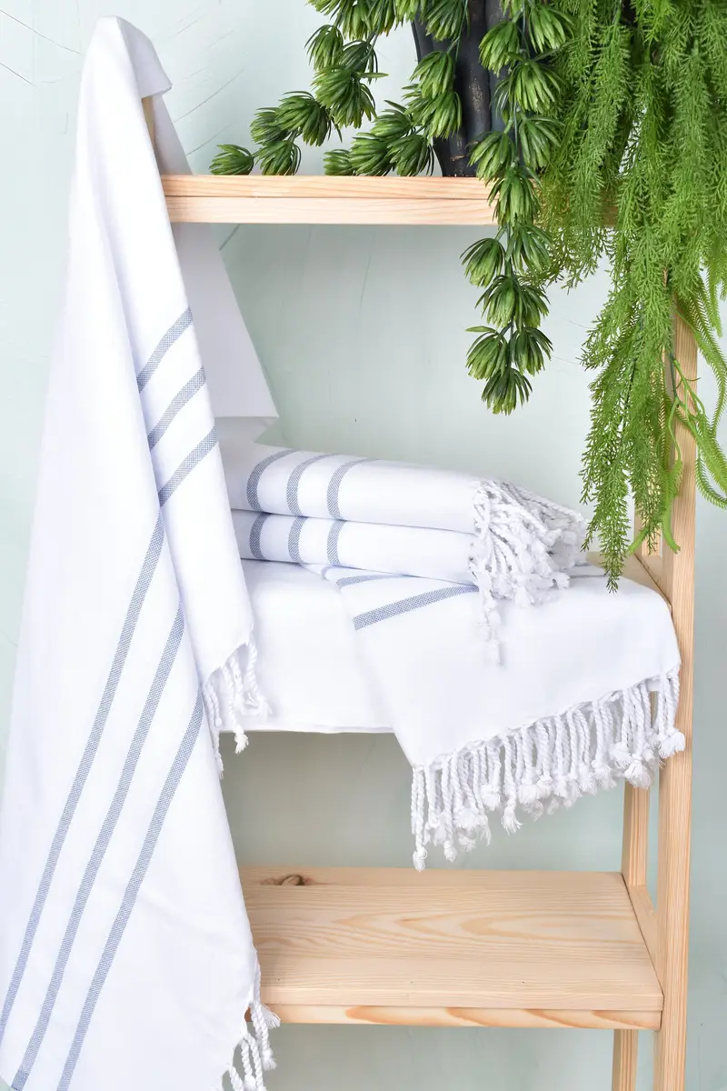70x40 Cotton Striped Towel, Wedding Gift Ideas, Personalized Beach Towel, Cancun Bachelorette Party Gift Ideas, Gift For Him, Bridal Shower Gift - 6