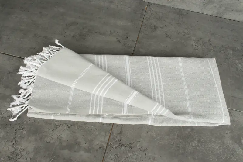 Turkish Blanket, 88x60 Cotton Striped Towel, Turkish Blanket Queen, Christmas Tablecloth, Personalized Gifts, Gift For The Home, Boho Throw Blankets - 3