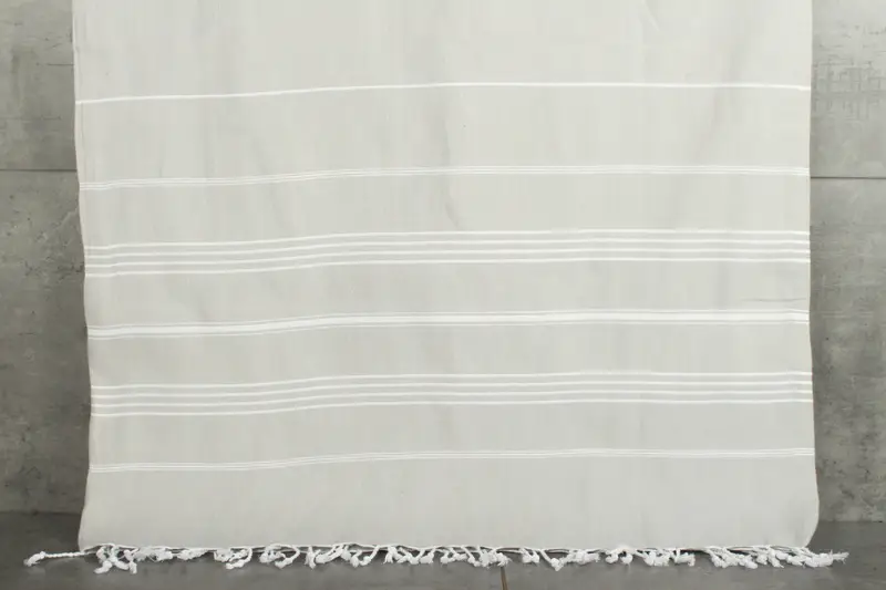 Turkish Blanket, 88x60 Cotton Striped Towel, Turkish Blanket Queen, Christmas Tablecloth, Personalized Gifts, Gift For The Home, Boho Throw Blankets - 8