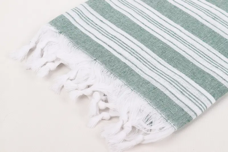 Absorbent towel, Bridal Shower Favor, Bridal Shower Favors, Gift For Wedding Day, 70x40 Cotton Striped Towel, Organic Cotton Towel, Beach Towel Gift - 7