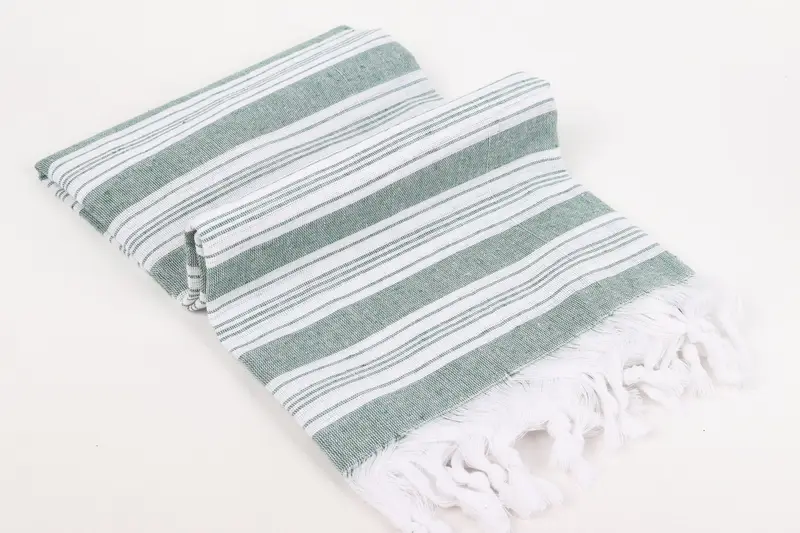 Absorbent towel, Bridal Shower Favor, Bridal Shower Favors, Gift For Wedding Day, 70x40 Cotton Striped Towel, Organic Cotton Towel, Beach Towel Gift - 6
