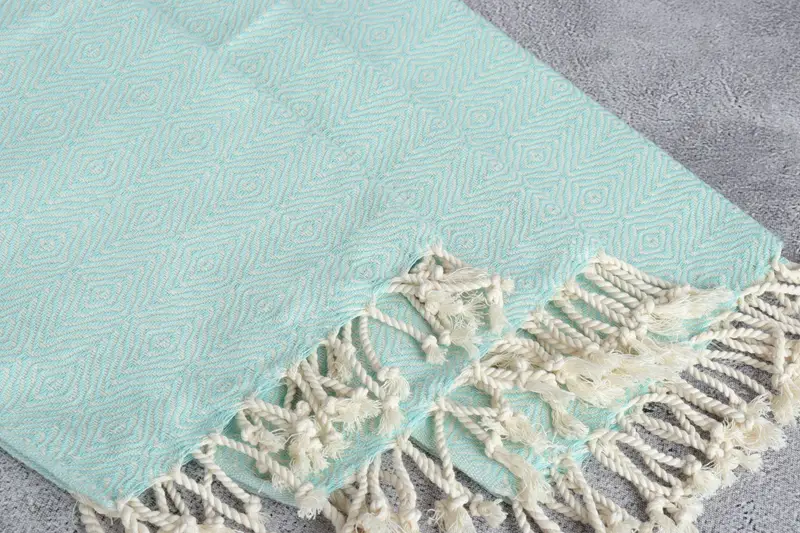 Bachelorette Party Items, 36x18 Cotton Zigzag Diamond Towel, Travel Towel, Kitchen Towel, Personalized Gifts, Personalized Dish Towel, Bachelor Gift - 5