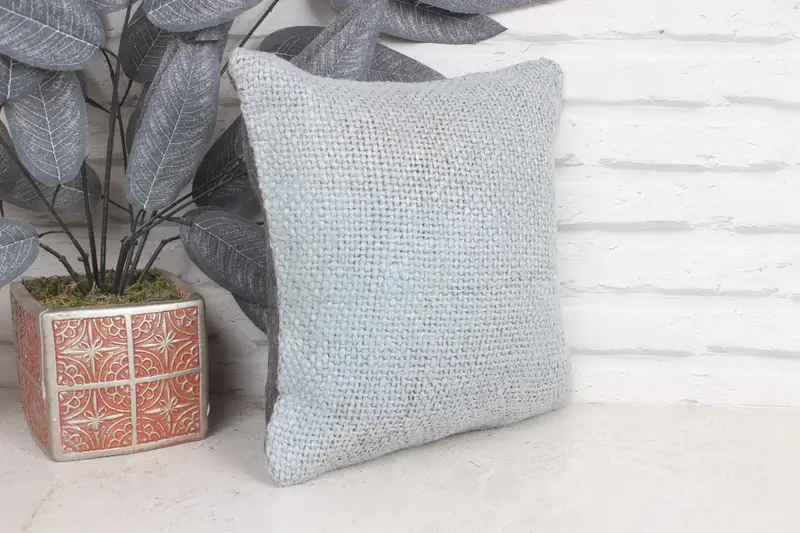 12x12 Gray Pillow Sham, Pillow Cover, Vintage Kilim Pillow, Turkish Kilim Pillow, Home Decor Pillow, Neutral Throw Pillow Case - 4