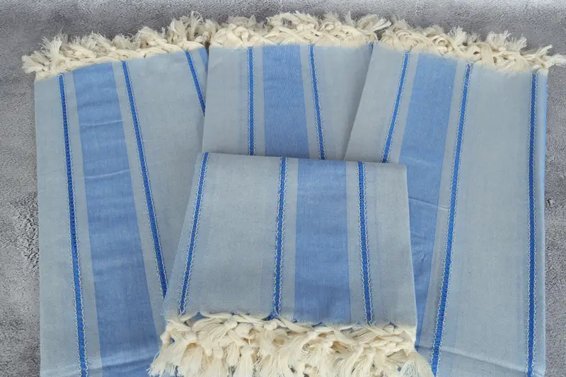 Monogram Turkish Bath Towel, Unique Gift, Personalized Bridesmaid Gift, 68x40 Cotton Striped Towel, Gift For Her, Bachelorette Party Gifts - 4