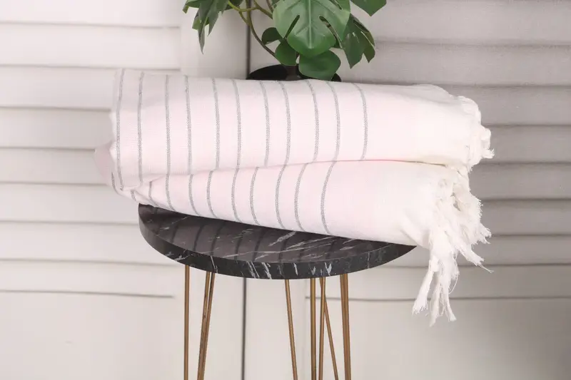Halloween Bachelorette Party Favors, Turkish Towel Hand Towel, Unique Gift, Bathroom Towels, Personalized Gift, 36x18 Cotton Striped Terry Towel - 3