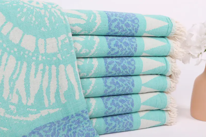 Summer Gift, Quick-dry peshtemal, Summer Towel, Yoga Towel, 70x40 Cotton Geometric Towel, Bachelorette Party Decorations, Maid Of Honor Gift - 1