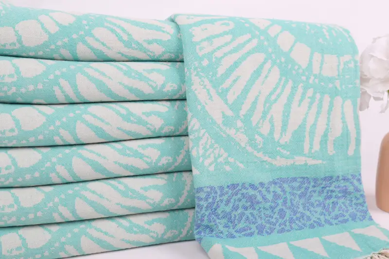 Summer Gift, Quick-dry peshtemal, Summer Towel, Yoga Towel, 70x40 Cotton Geometric Towel, Bachelorette Party Decorations, Maid Of Honor Gift - 2