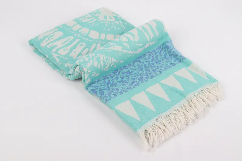 Summer Gift, Quick-dry peshtemal, Summer Towel, Yoga Towel, 70x40 Cotton Geometric Towel, Bachelorette Party Decorations, Maid Of Honor Gift - 6