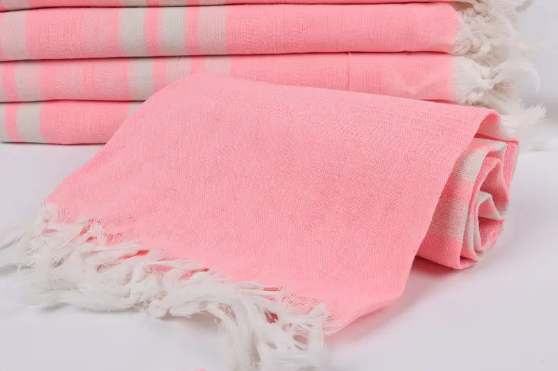 Embroidery Towel, Bachelor Gifts, Organic Beach Towel, Holiday Towel, 68x40 Cotton Striped Towel, Hammam towel, Peshtemal, Personalized Wedding Gift - 4
