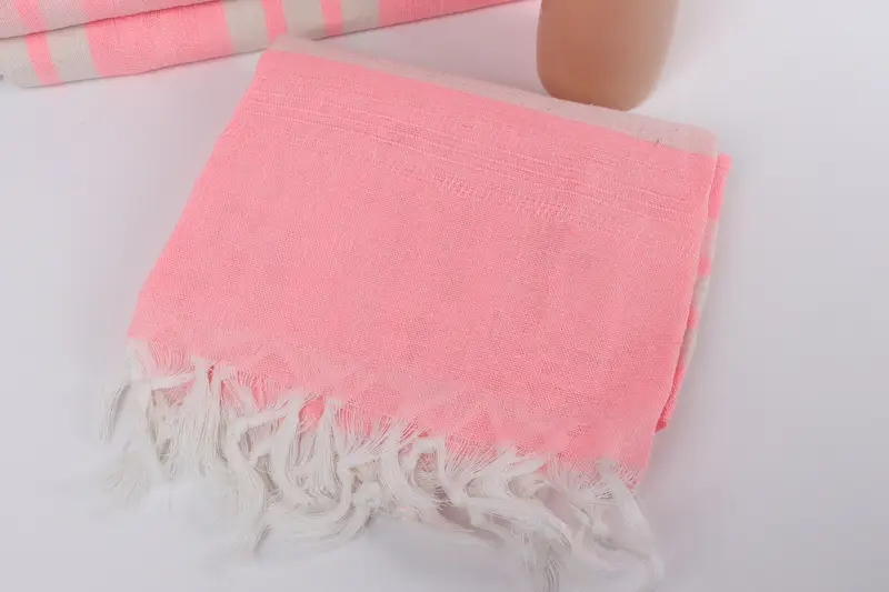 Embroidery Towel, Bachelor Gifts, Organic Beach Towel, Holiday Towel, 68x40 Cotton Striped Towel, Hammam towel, Peshtemal, Personalized Wedding Gift - 5