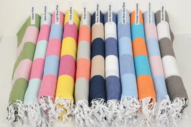 Personalized Bridesmaid Gift, Unique Striped Bath Towel, 40x71 Inches