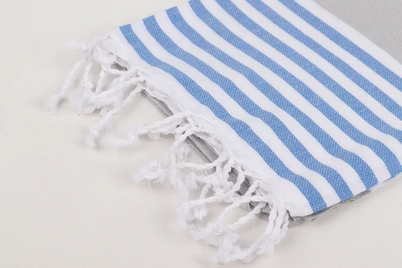 Pool Towels, 70x40 Cotton Striped Towel, Peshtemal, Turkish bath towel, Peshtemal Towel, Sand-resistant Turkish towel for travel, Turkish hand towel - 7